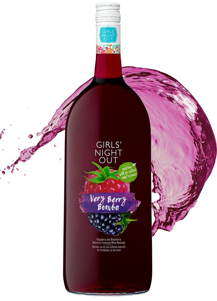 GIRLS' NIGHT OUT VERY BERRY BOMBA, Size: 1500 ml