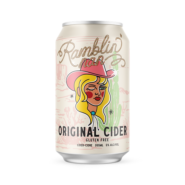 NOKOMIS RAMBLIN' NAN ORIGINAL CIDER, Size: 4 Cans