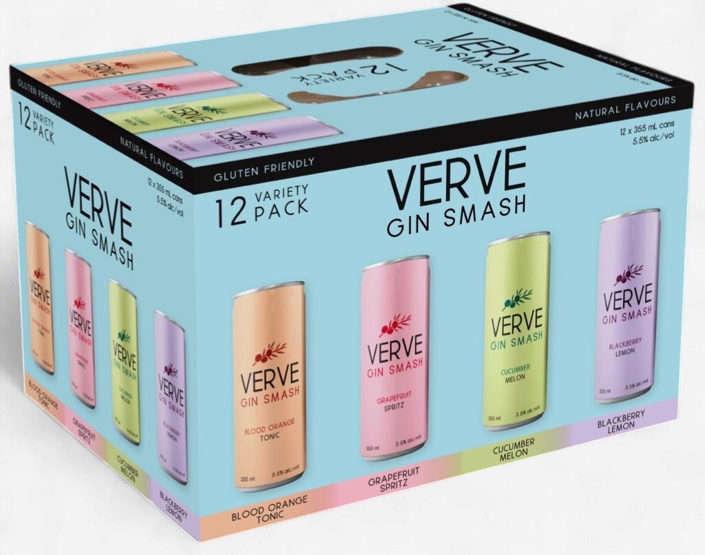 STEAMWORKS VERVE GIN SMASH, Size: 12 Cans