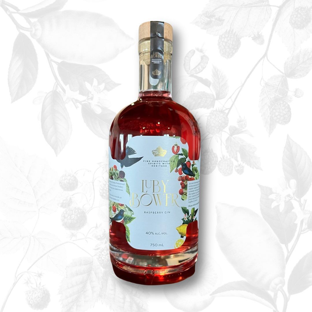 LUBY BOWER RASPBERRY GIN, Size: 750 ml