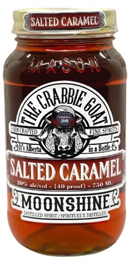 CRABBIE GOAT SALTED CARAMEL MOONSHINE, Size: 750 ml