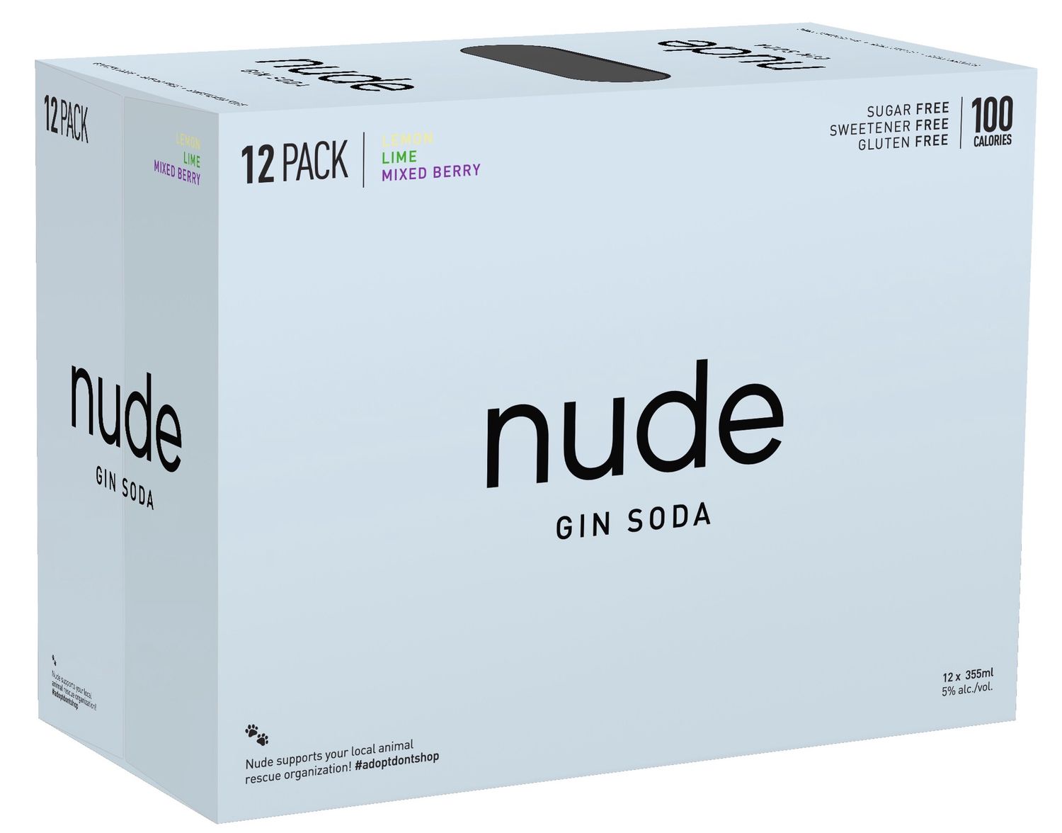 NUDE GIN SODA MIXER PACK