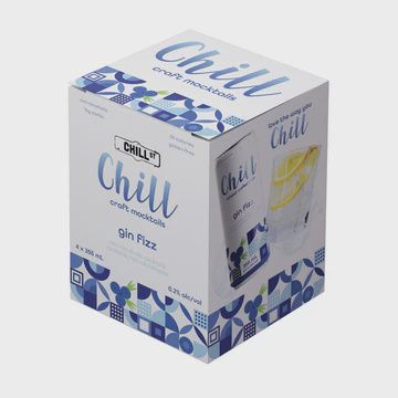 CHILL ST GIN FIZZ MOCKTAIL, Size: 4 Cans
