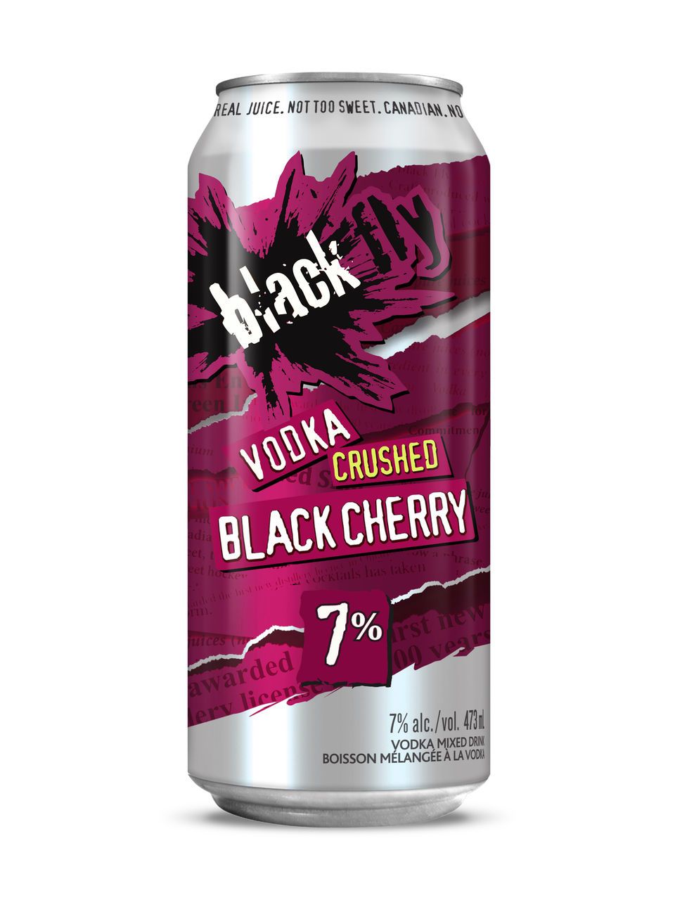 BLACK FLY CRUSHED BLACK CHERRY, Size: 1 Can
