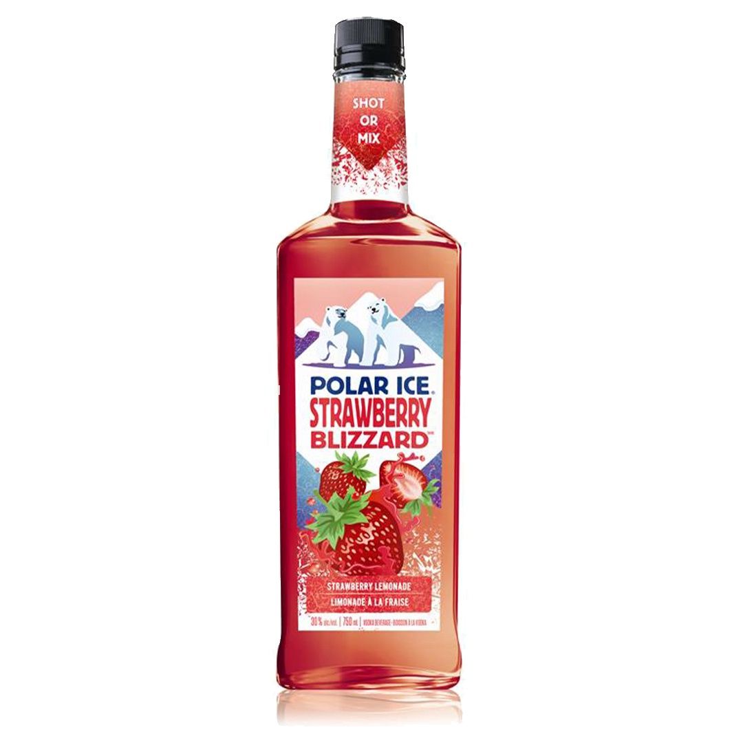 POLAR ICE STRAWBERRY BLIZZARD, Size: 750 ml