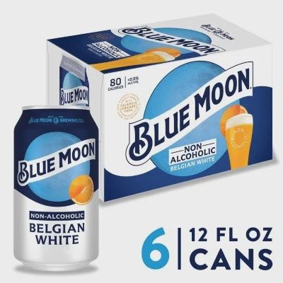 BLUE MOON BELGIAN 0.0, Size: 6 Cans