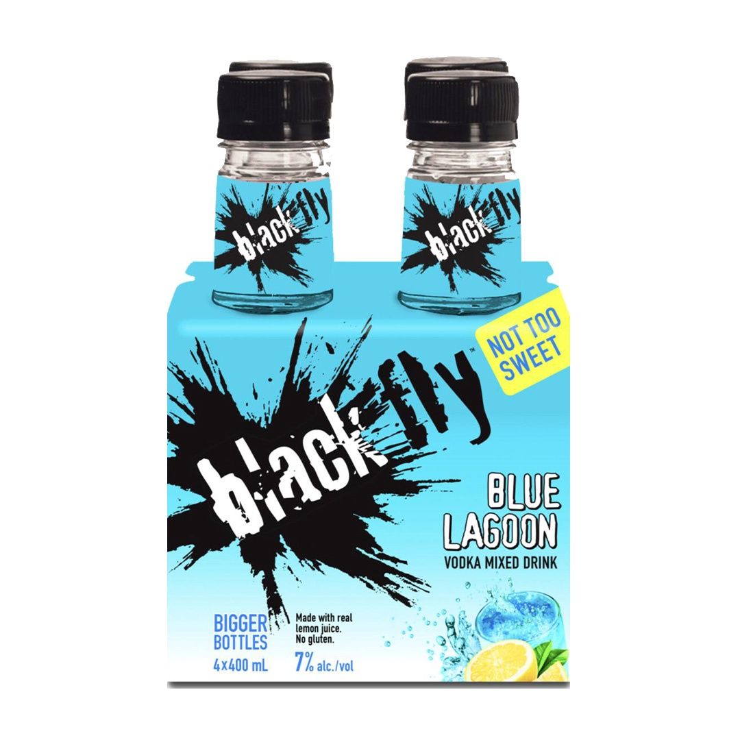 BLACK FLY VODKA BLUE LAGOON