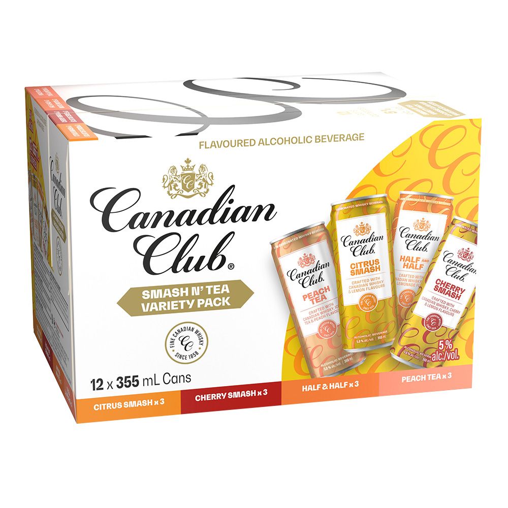 CANADIAN CLUB SMASH N TEA VARIETY