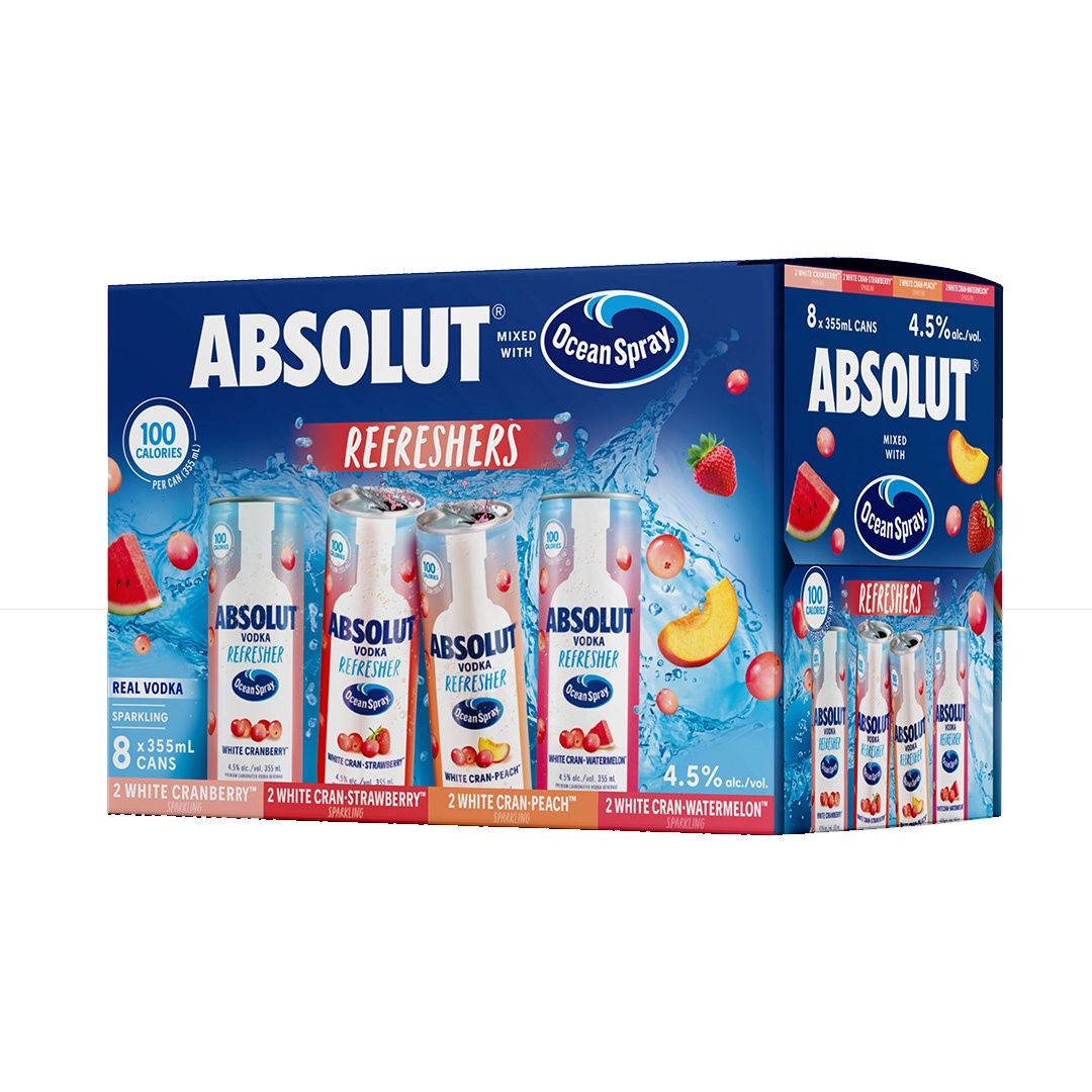 ABSOLUT OCEAN SPRAY CRANBERRY