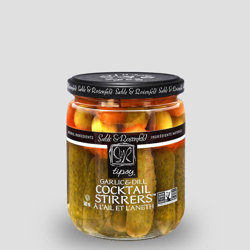 Tipsy Cocktail Stirrers (Pickle) - Garlic &amp; Dill