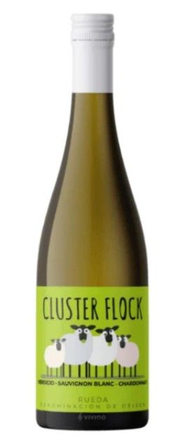 CLUSTER FLOCK WHITE BLEND