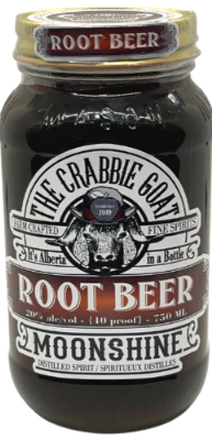 CRABBIE GOAT ROOT BEER MOONSHINE