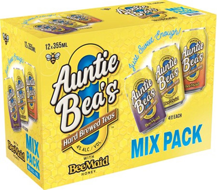 AUNTIE BEAS HARD BREWED ICE TEA MIXER, Size: 12 Cans