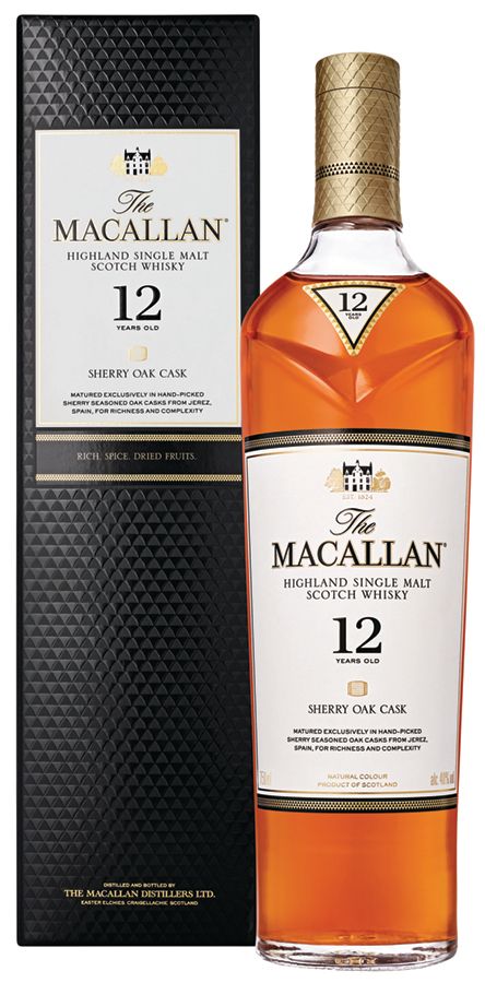 THE MACALLAN 12 YR SHERRY OAK, Size: 750 ml