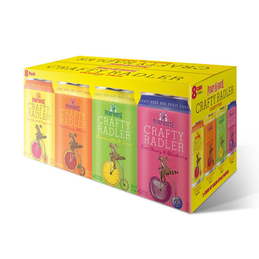 PUMP HOUSE CRAFTY RADLER VARIETY PACK