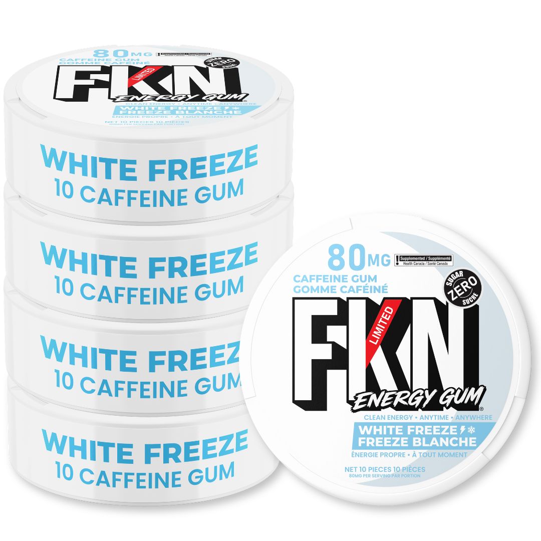 FKN Caffeine Gum (White Freeze)