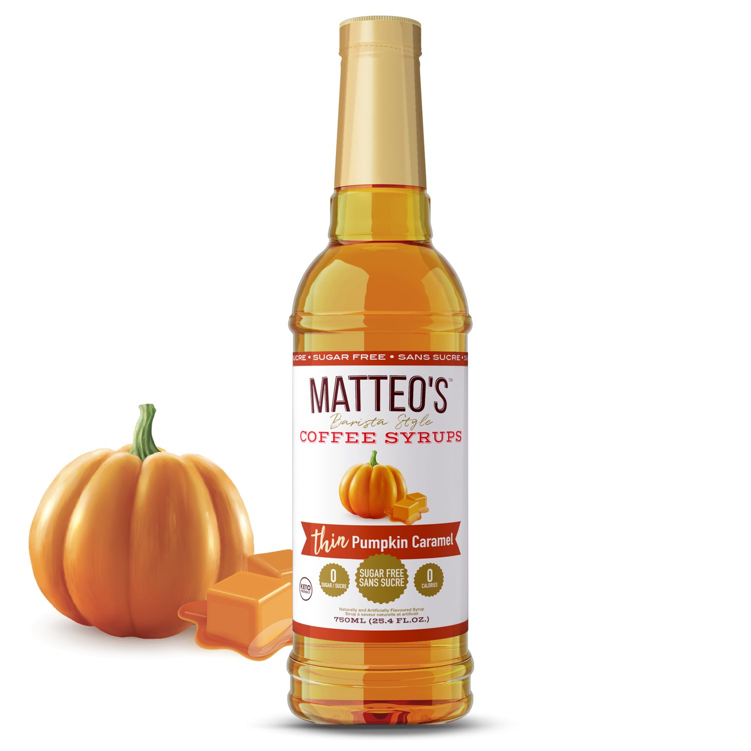 Matteo's Pumpkin Caramel, Size: 1 Bottle