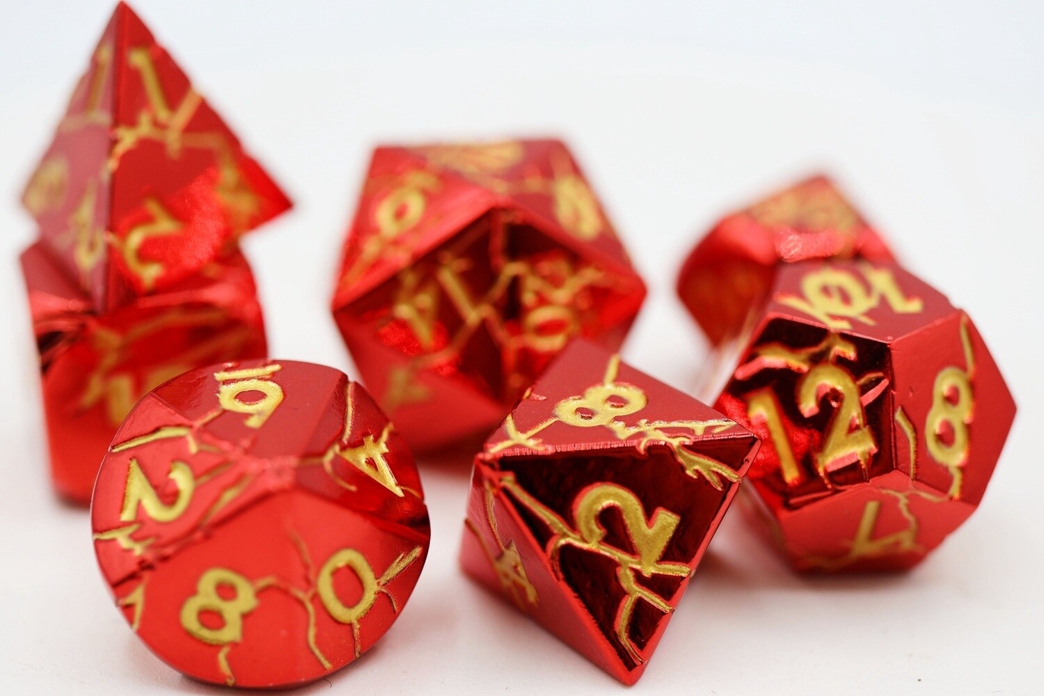 Ruby Quarry RPG Metal Dice Set