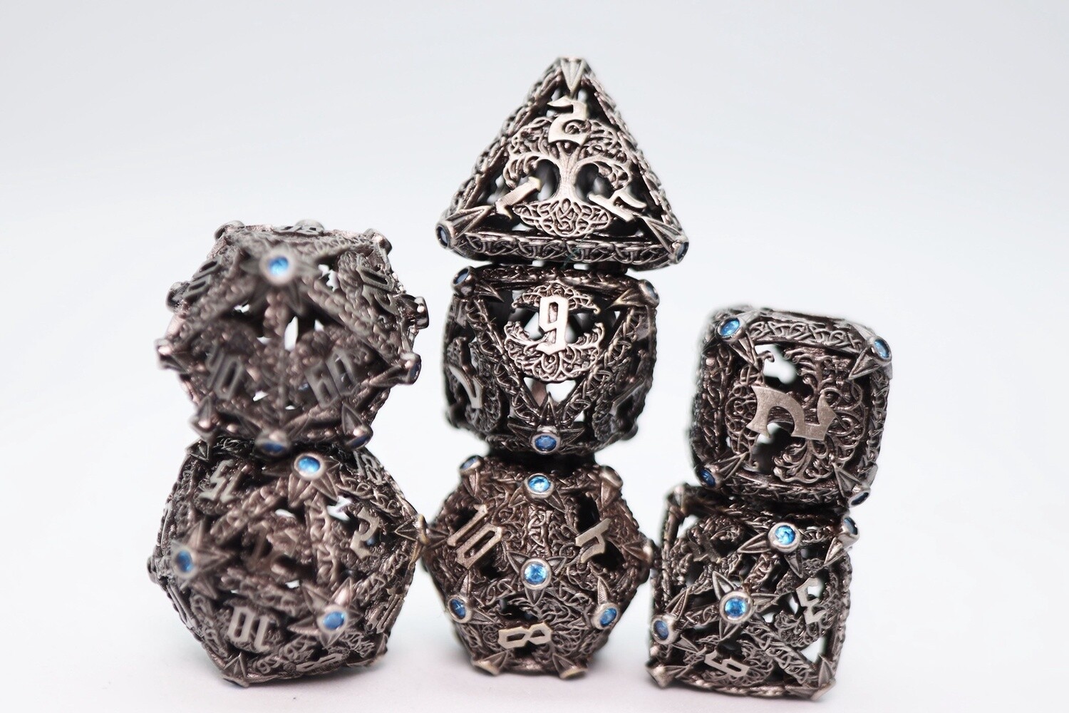 Tree of Perseverance - RPG Hollow Metal Dice Set