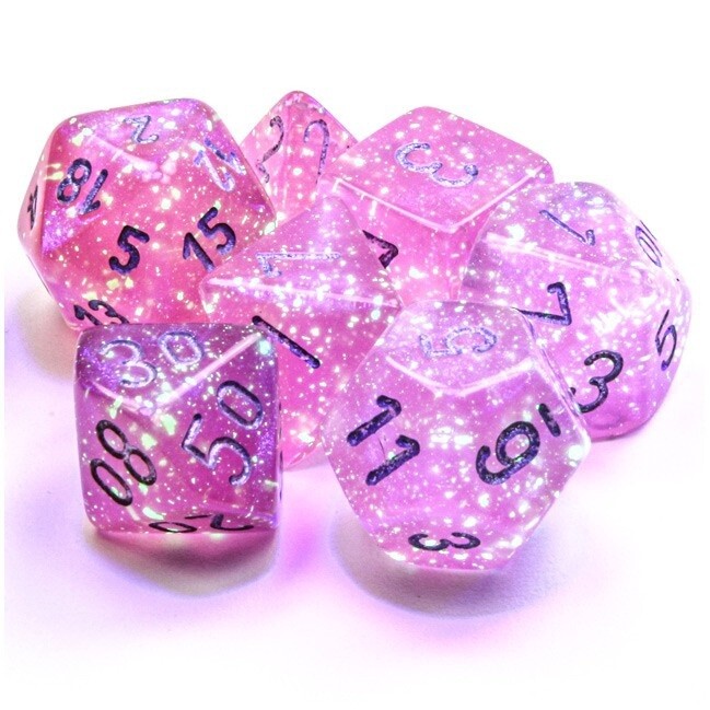 Borealis ® Polyhedral Pink/silver Luminary 7-Die Set