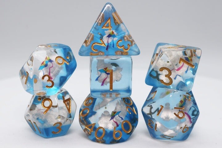 Kite &amp; Clouds RPG Dice Set
