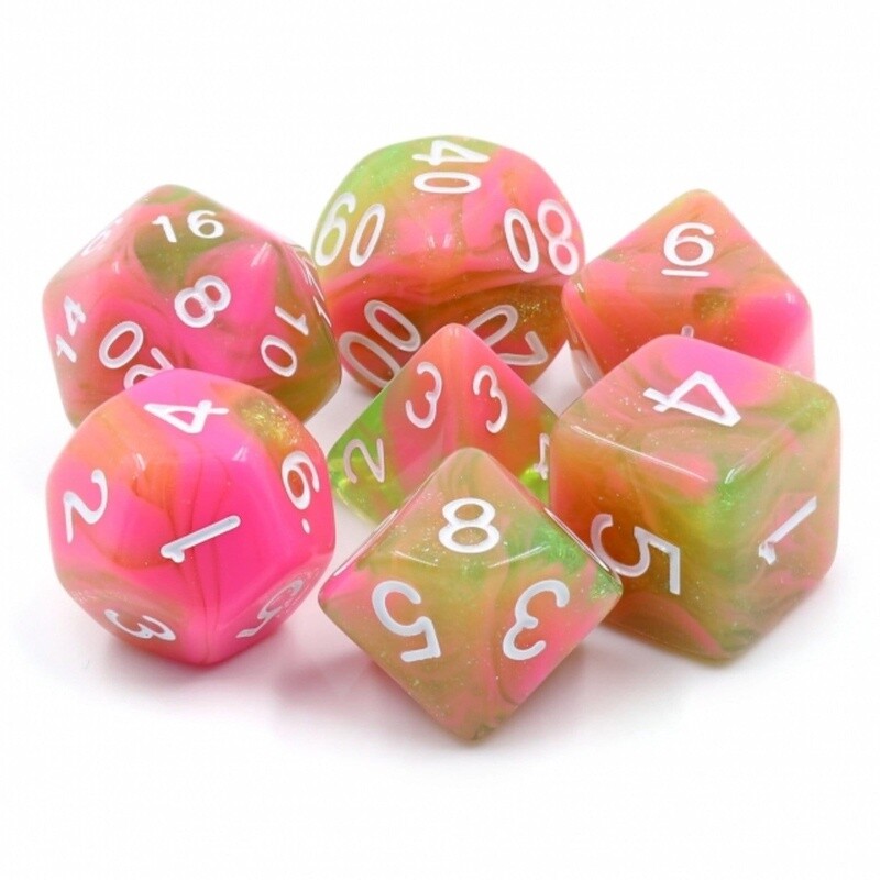 Apple Taffy RPG Dice Set