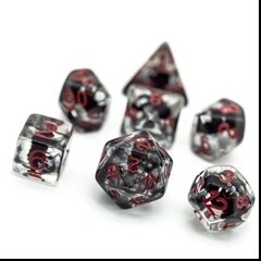 Vampire Bats RPG Dice Set