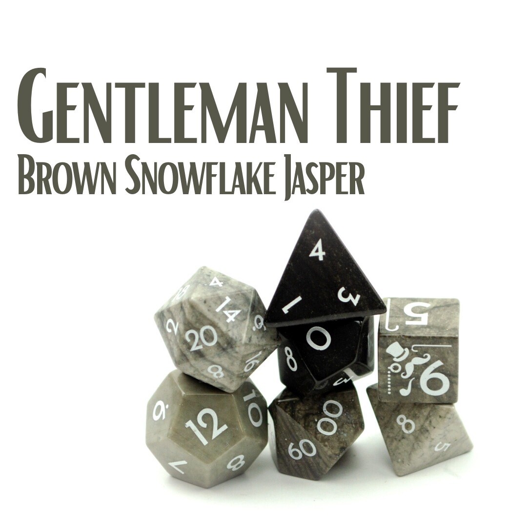 Gentleman Thief - Brown Snowflake Jasper