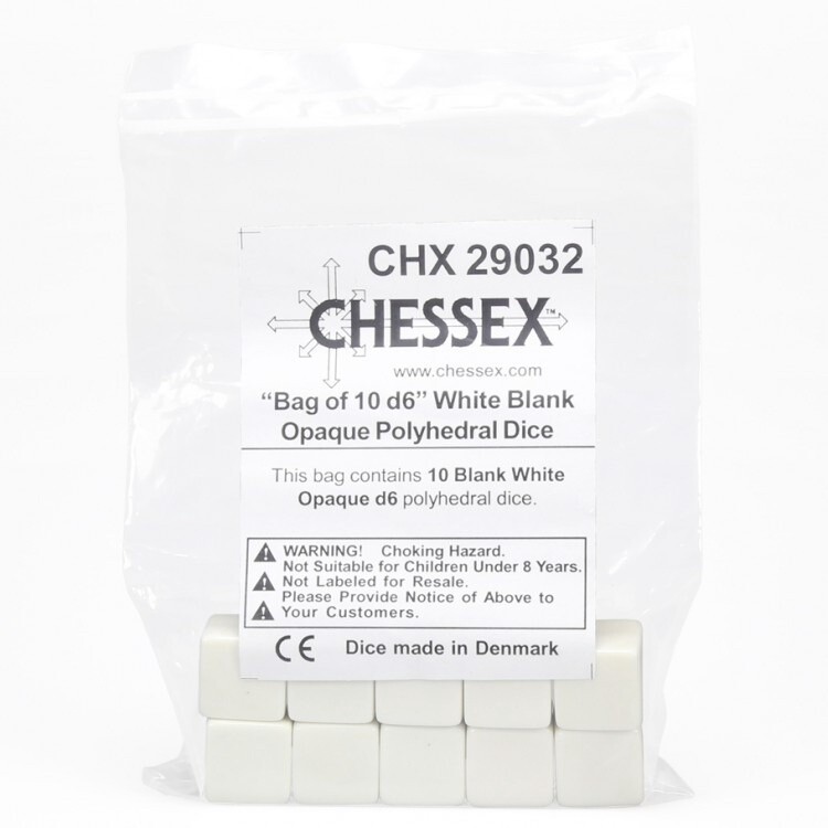 d6 Bag Opaque Blank White (10)