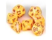 Festive ® Polyhedral Sunburst/red 7-Die Set