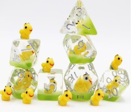 Happy Bees RPG Dice Set