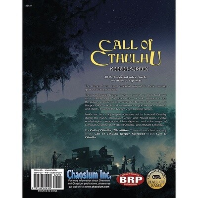Call of Cthulhu 7E: Keeper Screen Pack