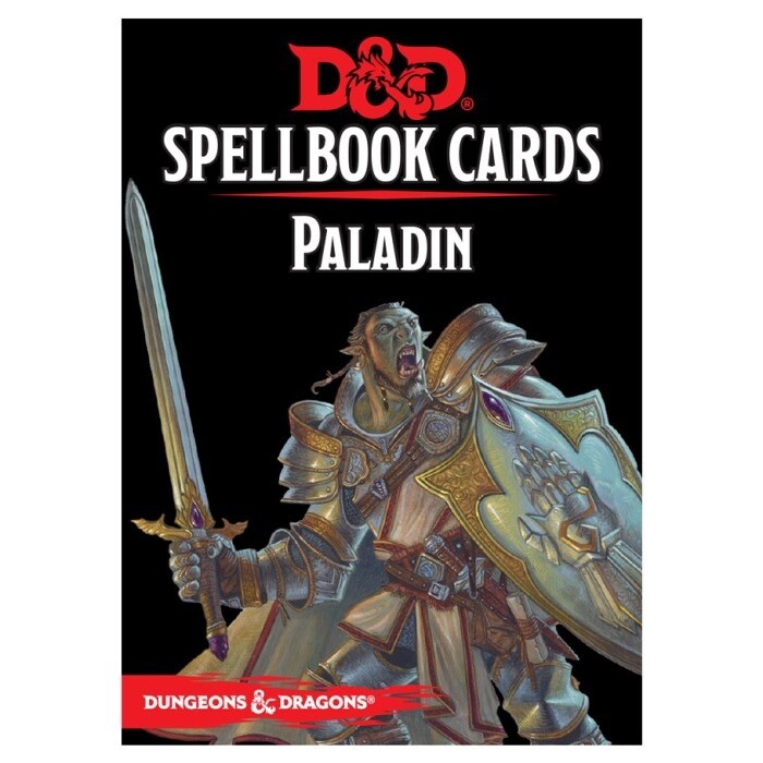 D&D 5E Cards Spellbook Cards Paladin Deck