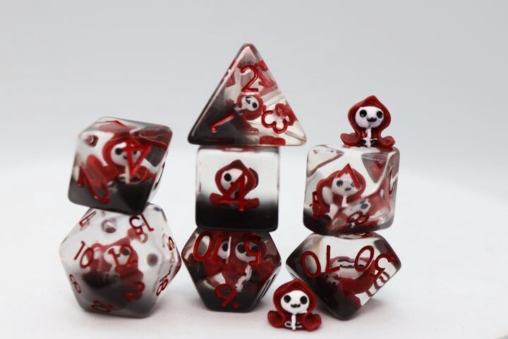 Red Reaper RPG Dice Set