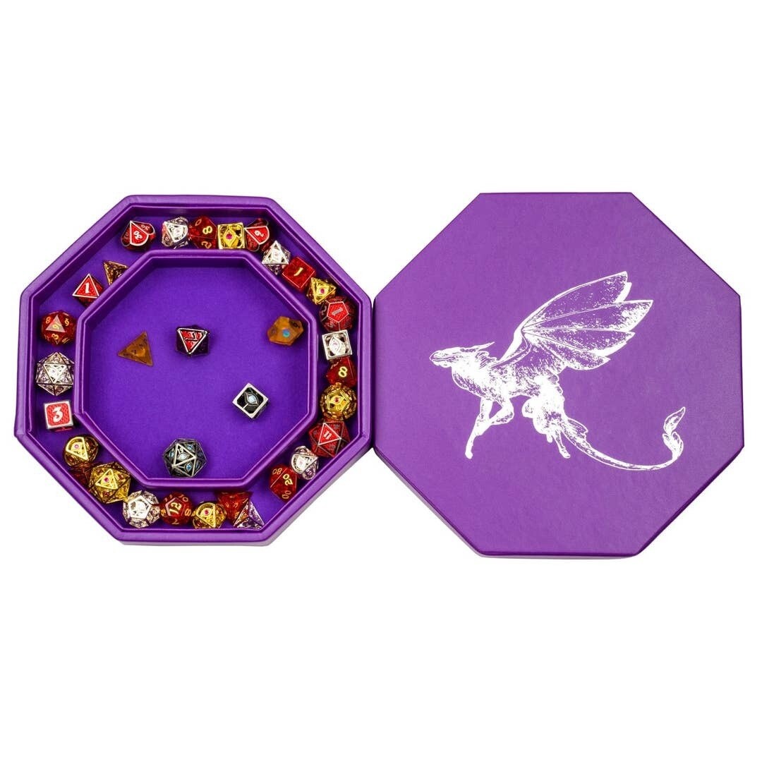 Hero's Hoard Dice Tray & Keeper - Fairy Dragon