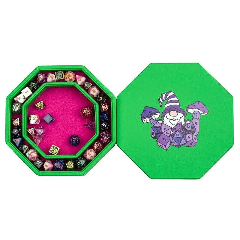 Hero's Hoard Dice Tray &amp; Keeper - Gnome with Dice