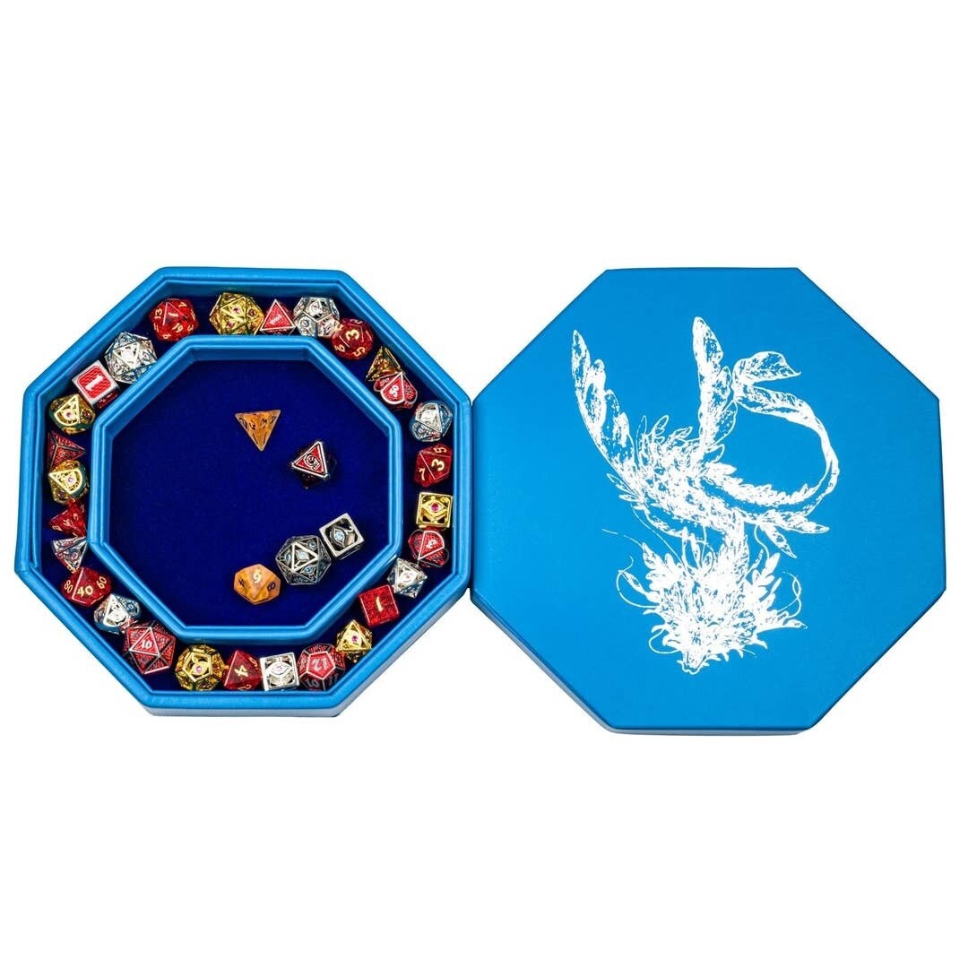 Hero&#39;s Hoard Dice Tray &amp; Keeper - Wind Dragon