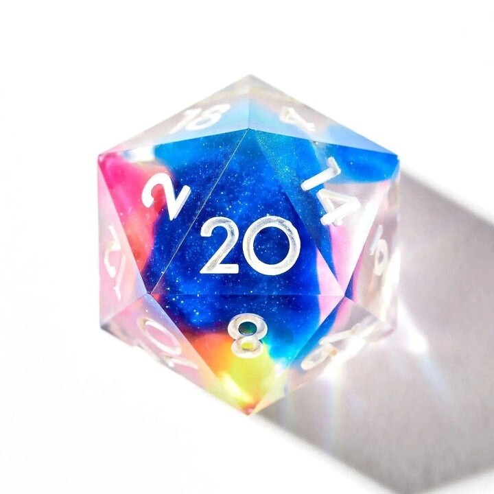 Color Spray 7 Piece Polyhedral Dice Set