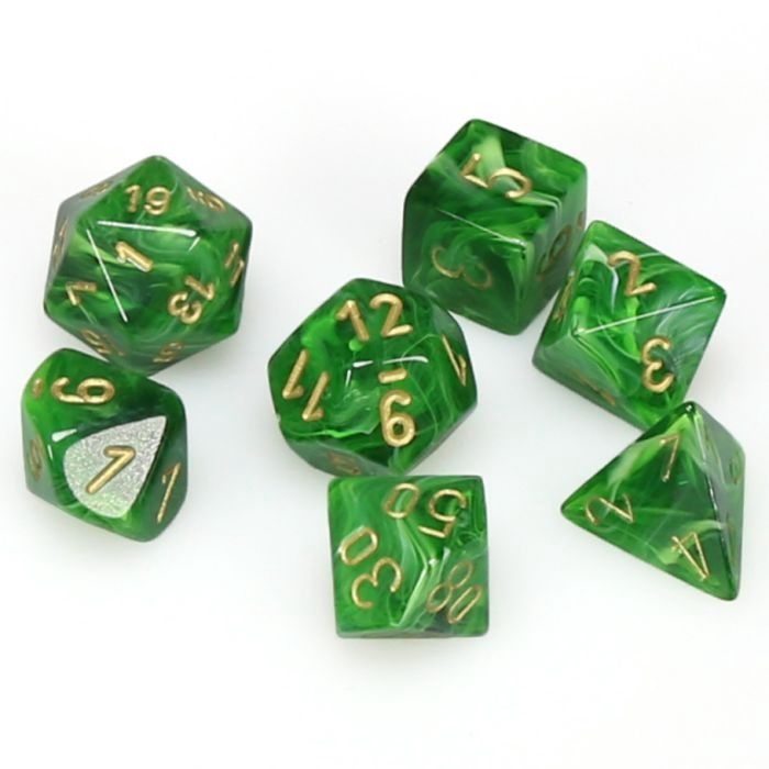7-Set Cube Vortex Green with Gold