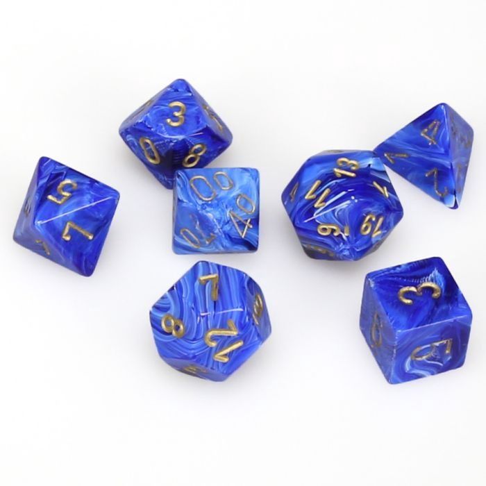 7-Set Cube Vortex Blue with Gold