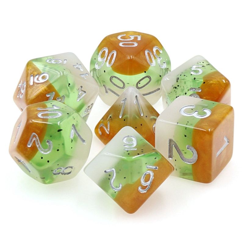 Kiwi Fruit RPG Dice Set