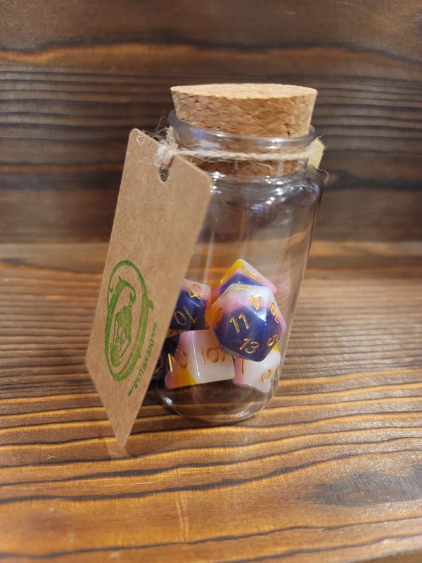 Custard Shop 7-Set Acrylic RPG Dice