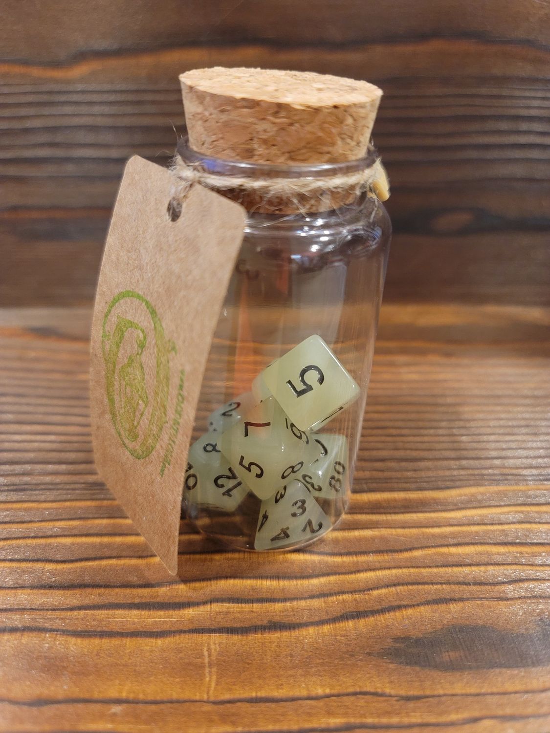 Utonium - Glow in the Dark 7 Polyhedral Dice Set