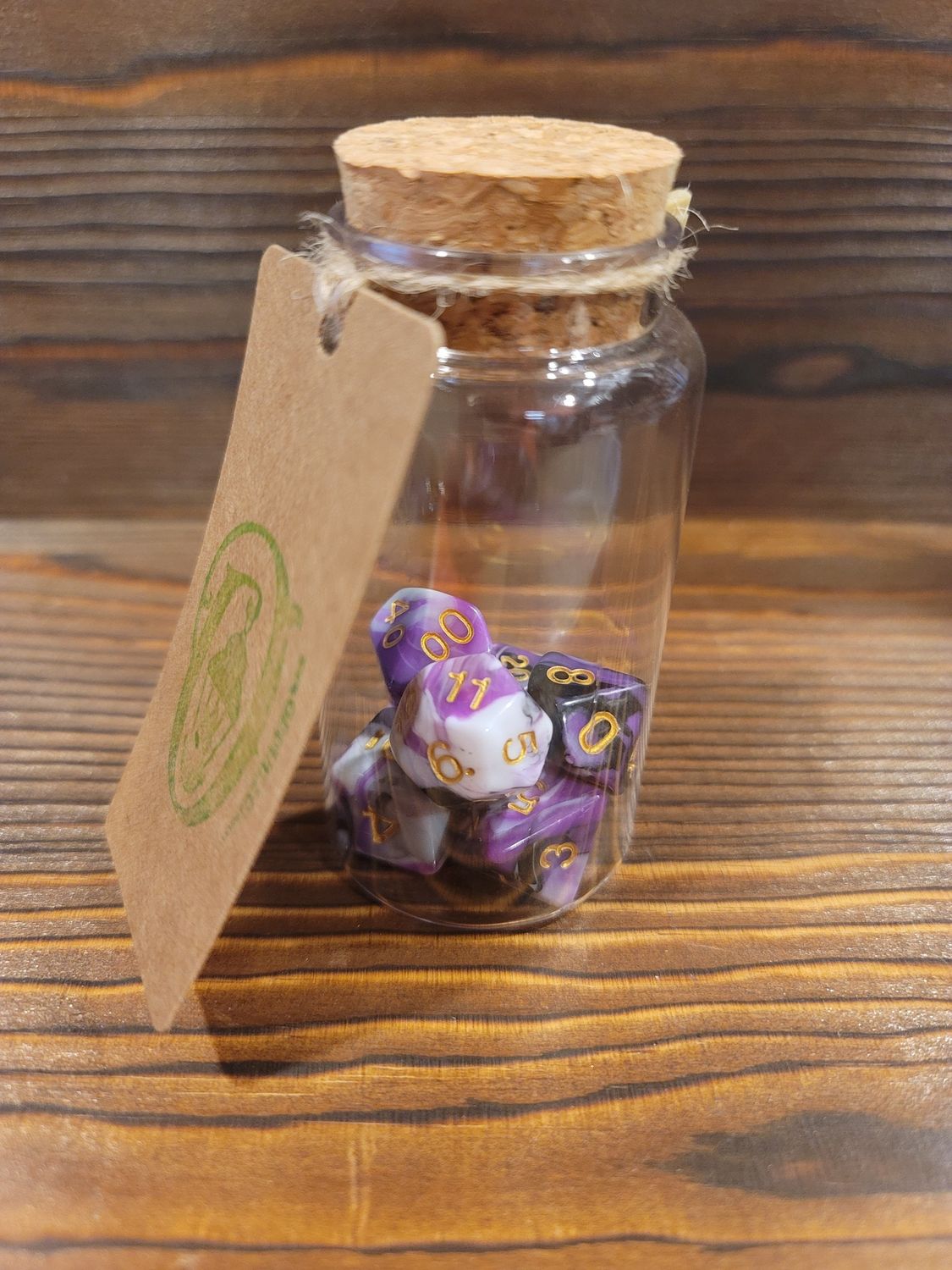 Pride: Asexual - Acrylic Swirl Dice