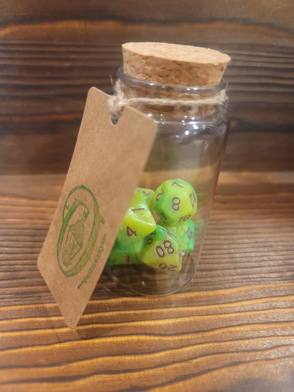 Dungeon Slime 7-Set Acrylic RPG Dice