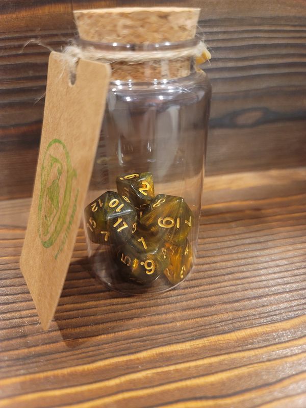Jack O Lantern 7 Polyhedral Dice Set