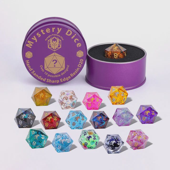 Quest's Reward Mystery Dice - Sharp Resin D20s