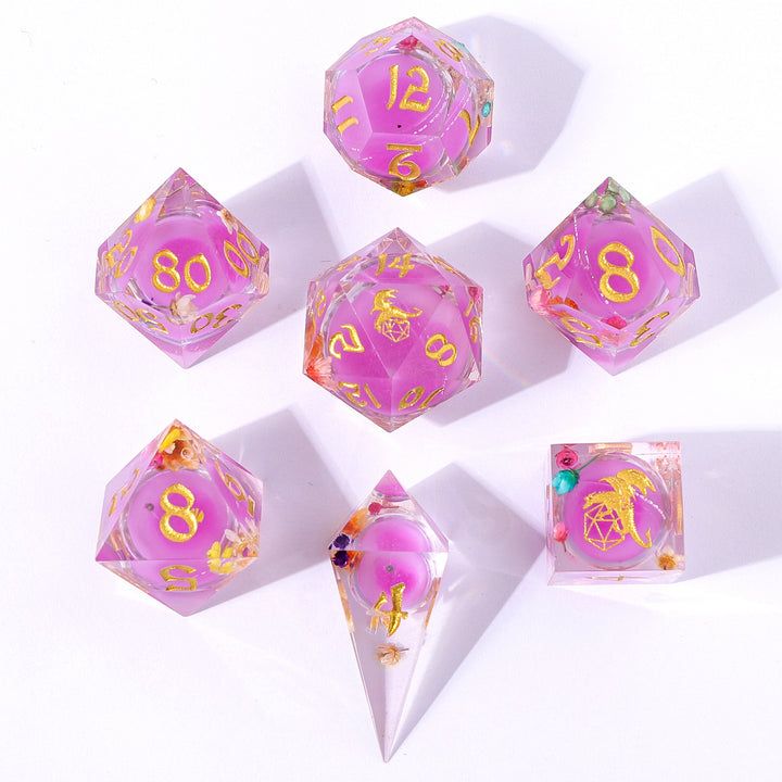 Captured Magic Hand Sanded Sharp Edge Resin - Arcane Blossom
