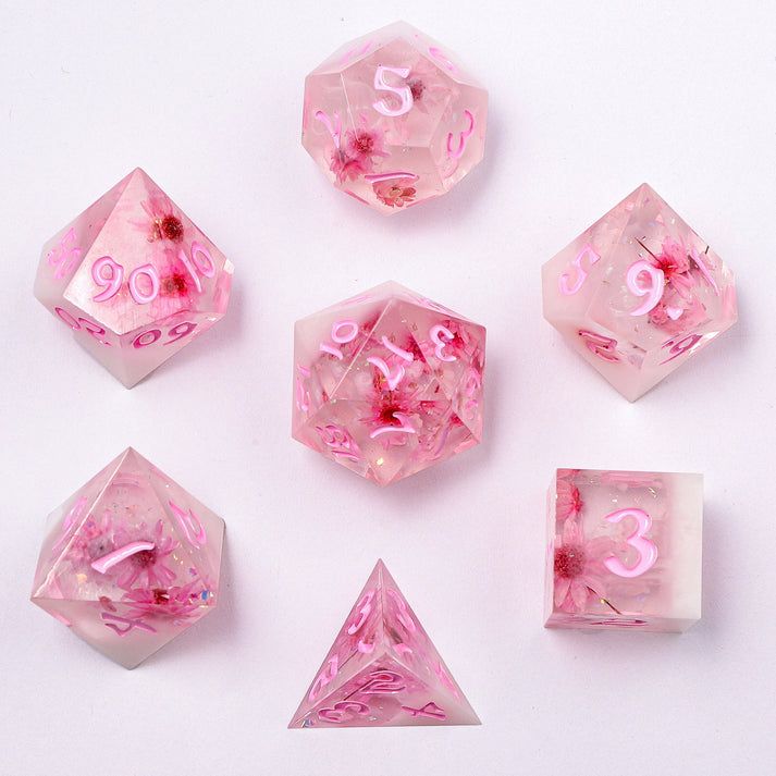 Captured Magic Hand Sanded Sharp Edge Resin - Sakura Cherry Blossom