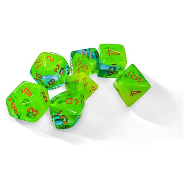 7-Set Gemini Plasma Green-Teal/Orange Luminary